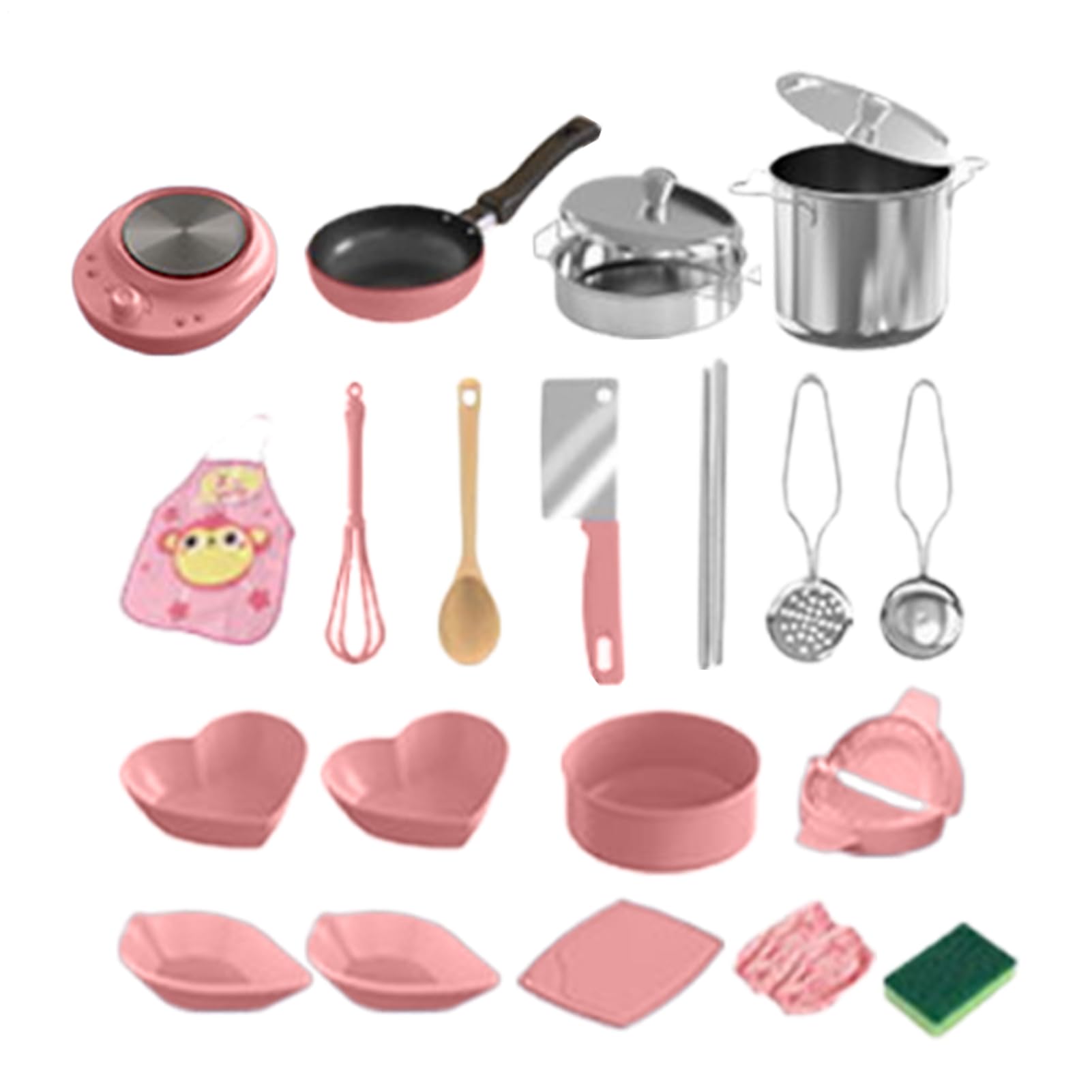 cucina giocattolo Set di piccoli utensili da cucina sicuri per di ruolo | Set pentole giocattolo per bambini Bambini asilo scuola materna casa sala giochi creatività