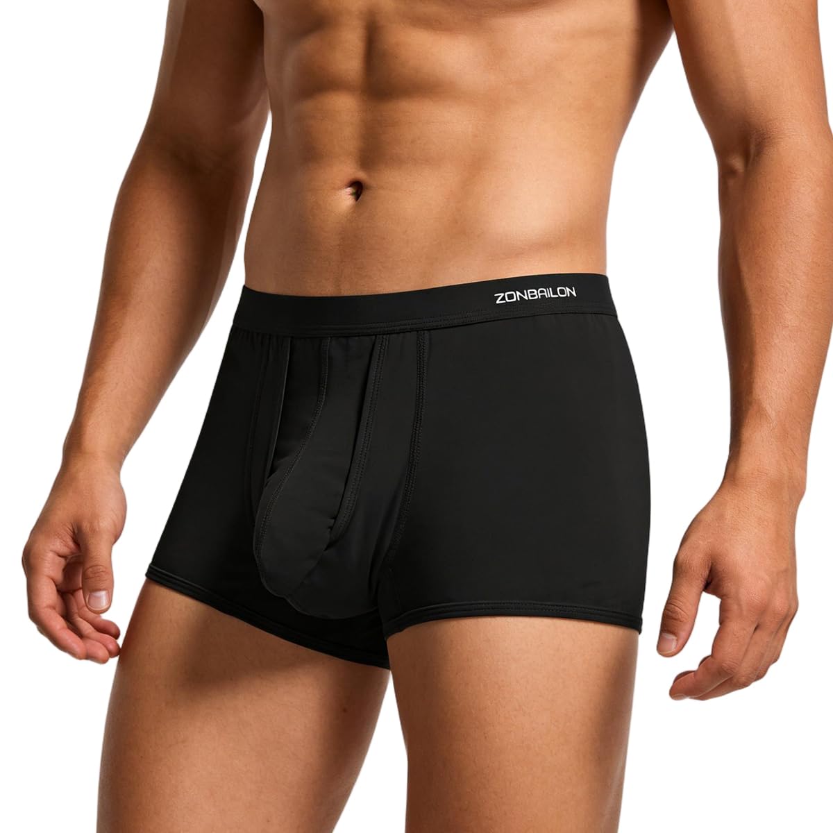 ZAIGELUO Herren Shorts Sexy Unterwäsche Transparent Männer M
