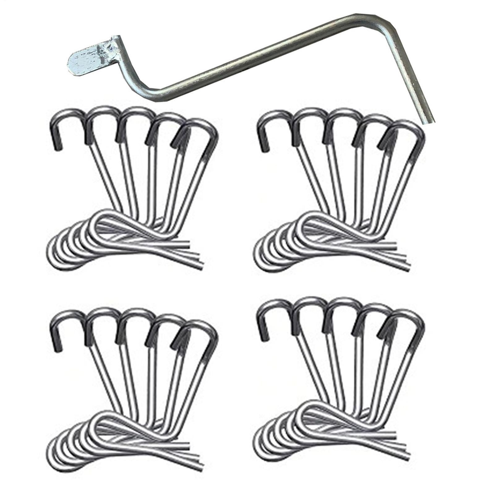 Restector de valla de alambre de barra, Herramienta de tensión de alambre de cerca,Herramientas de valla de alambre 20X con mango de apriete - Camilla de metal, Suministros de reparación para