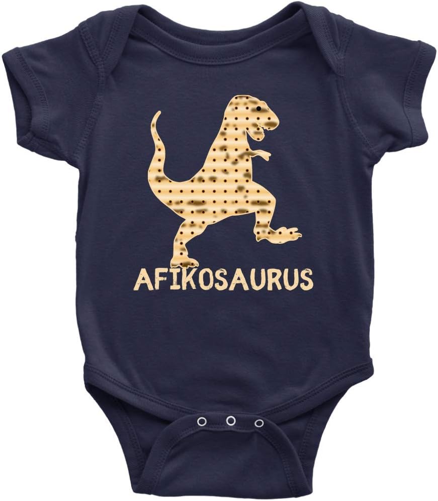 SMALLWONDERGIFTS My first Passover, Jewish Baby Shower Gifts Clothes One-Piece, Newborn Outfit Dinosaur