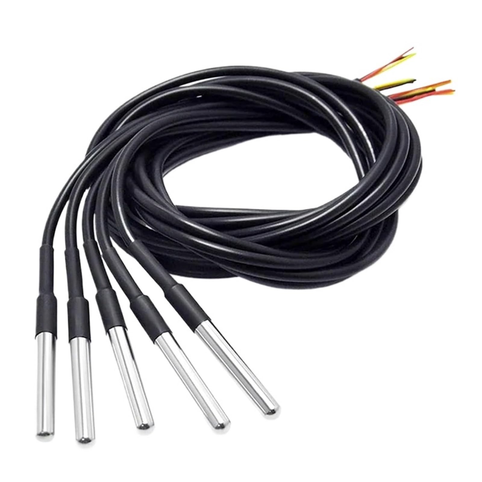 10 szt. DS1820 czujnik temperatury wodoodporny DS18b20 sonda 1M 2M 3M 5M 18B20 (2M)