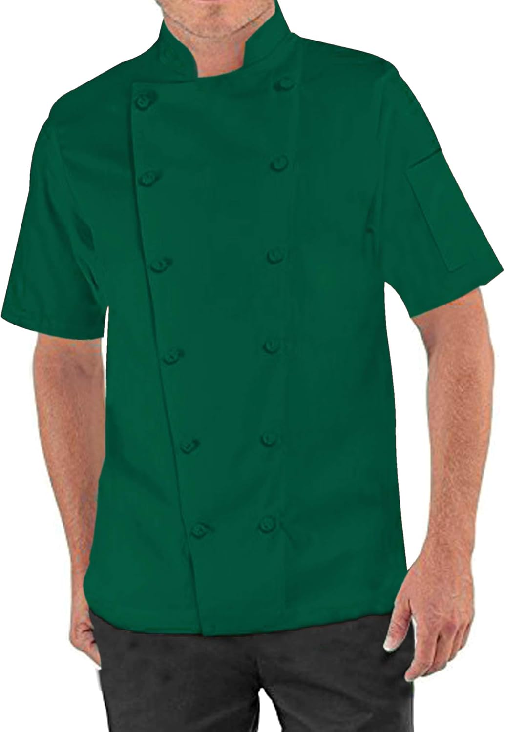 SUNLEXA Multi-Colored Half Sleeve Chef Coat Men's Chef Coat/Chef Jacket Size (S-6XL)