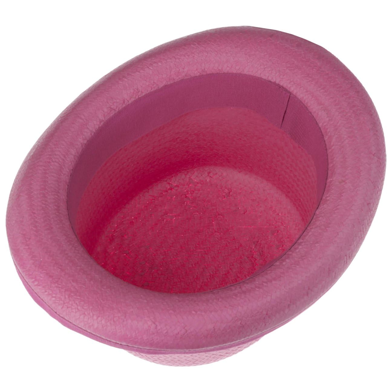 CAPPELLISHOP Rom Cappello Cilindro in Paglia Prodotto in Italia Unisex Primavera Estate