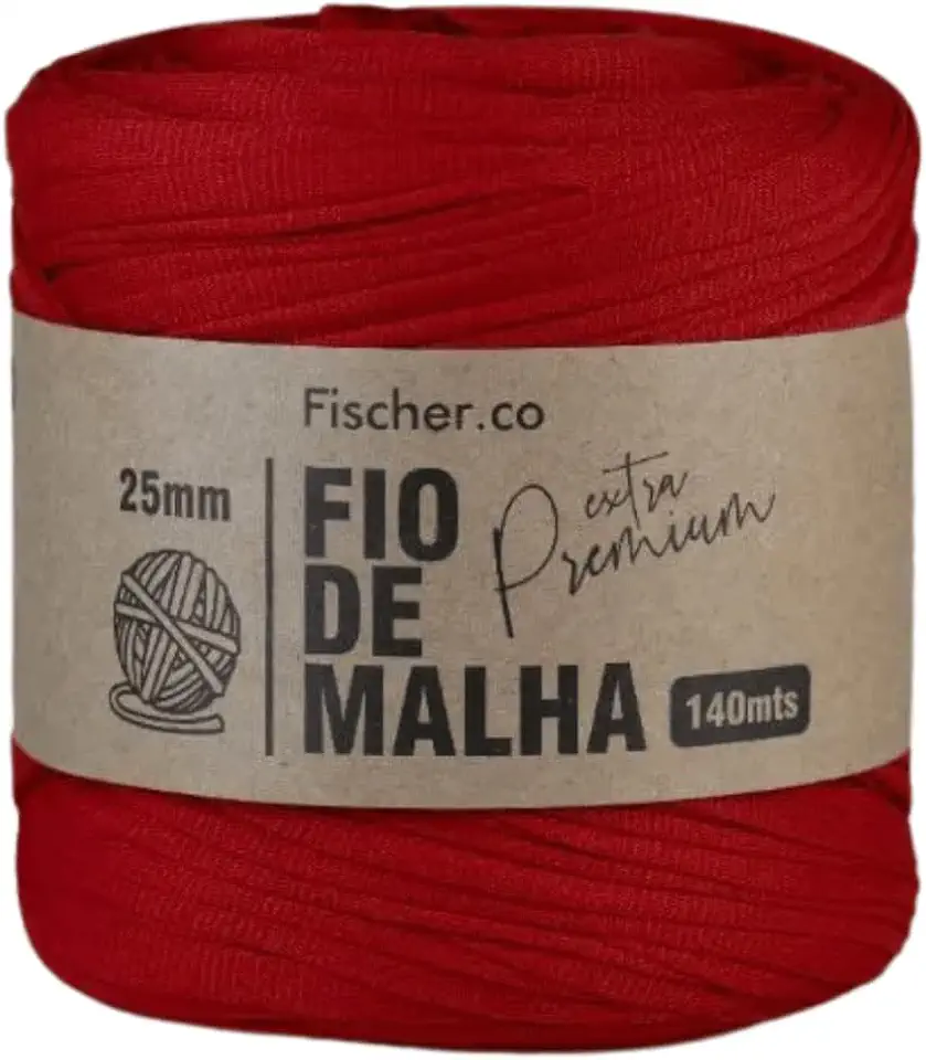 Fio de Malha Fischer Extra Premium - 140m - 270g - Ferrari 67