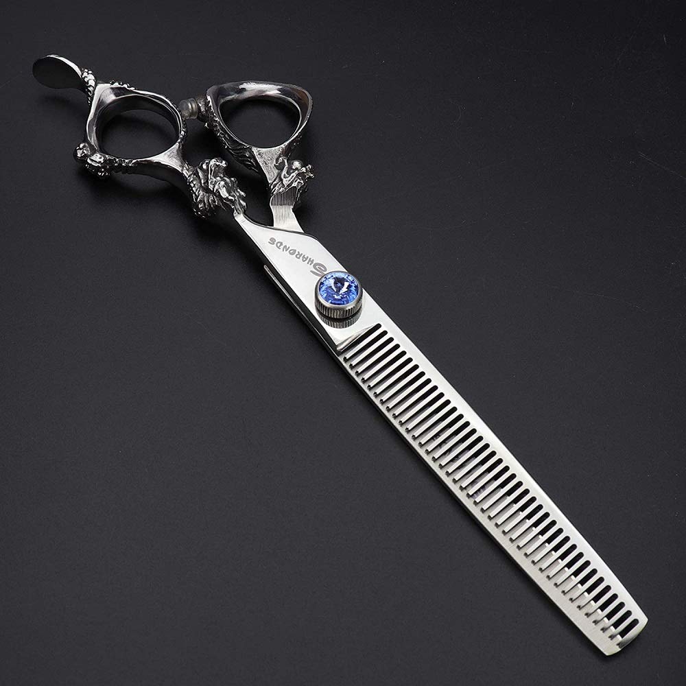 Porfessional Friseurscheren Set 7 Zoll Edelstahl Haarschneidescheren Set Profi Barbier für Damen & Herren