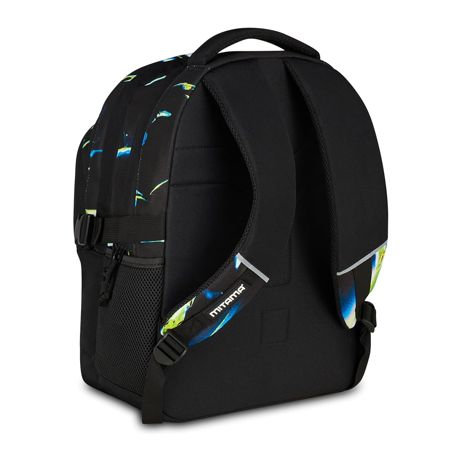 Mitama Zaino Scuola FADE, #BDBF, Triplo Scomparto, Tasche Porta Borraccia, Spallacci Ergonomici, Scuola Elementare Bambino, Media