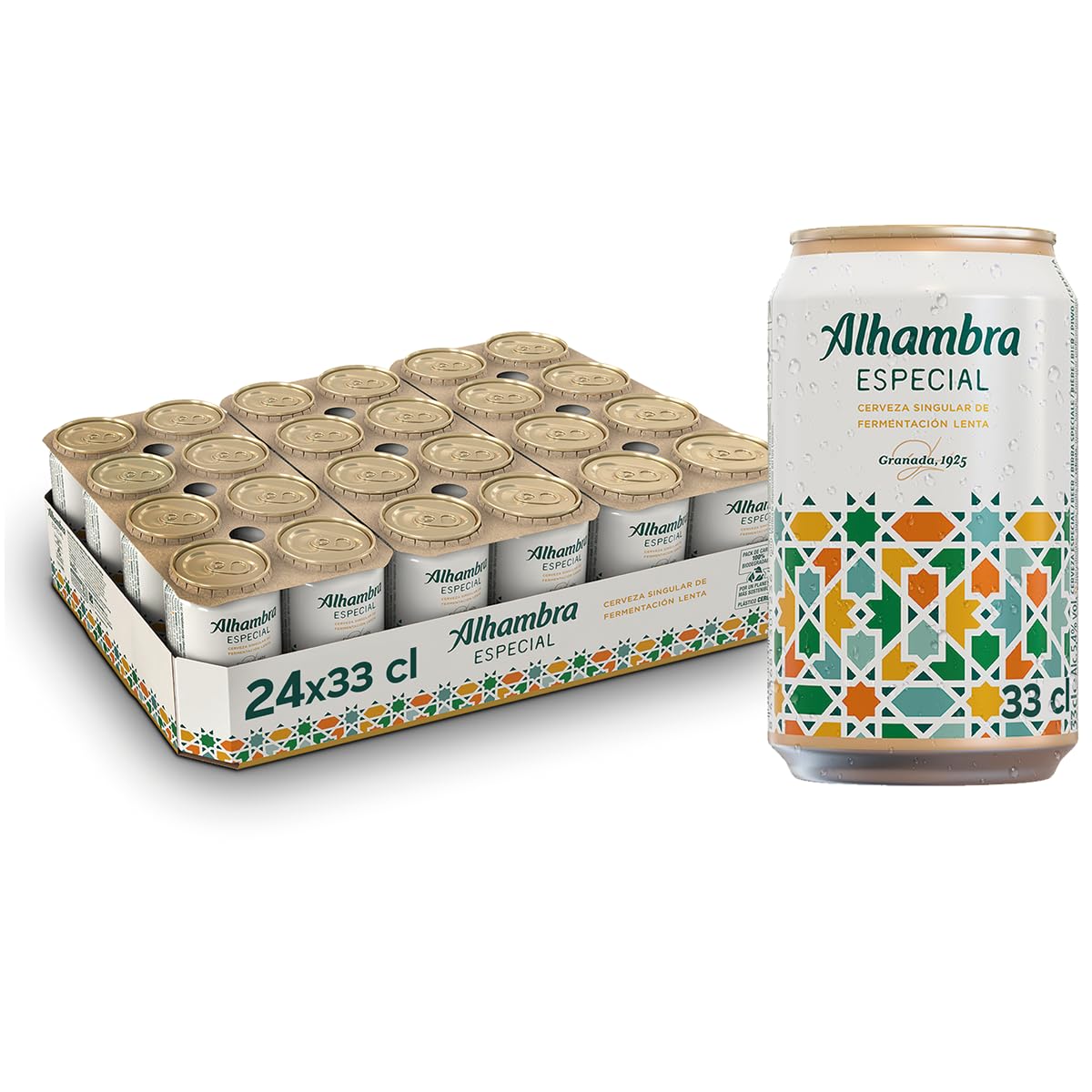 Pack 24 Latas Cerveza Alhambra: Sabor Español Premium