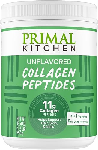 Primal Kitchen Péptidos de colágeno, polvo de colágeno sin sabor, 1.2 libras