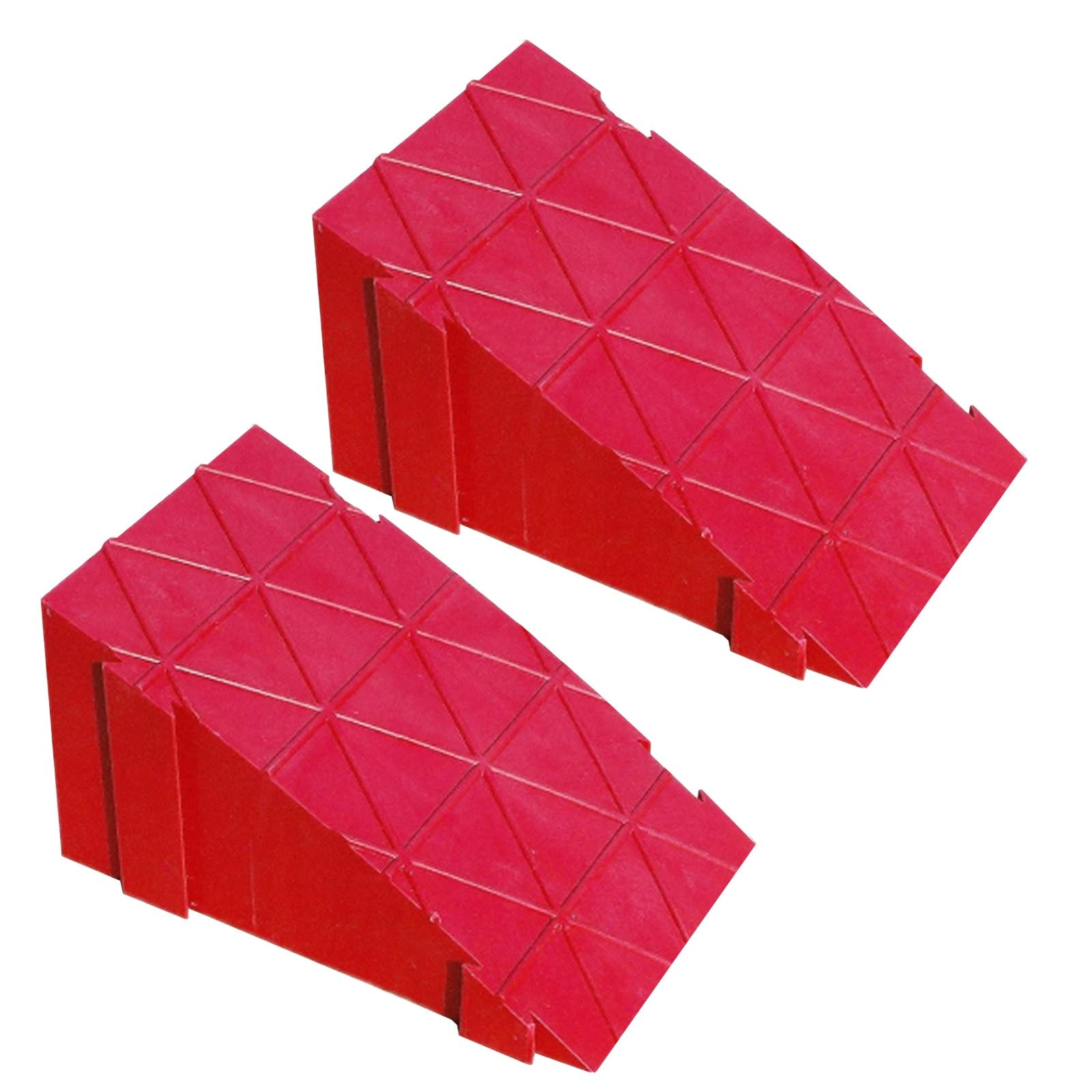 Threshold ramps, Driveway Ramp with Snap-on Connection & Non-Slip Mats, Help Vehicles Safely Pass Through Steps Higher Than