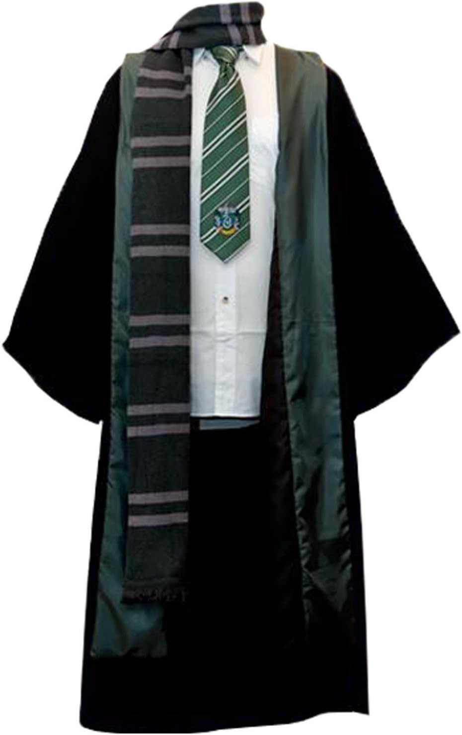Harry Potter tm Slytherin tm Adult Unisex Deluxe Tailored Robe. Size Large. SHIRT AND TIE NOT INCLUDED