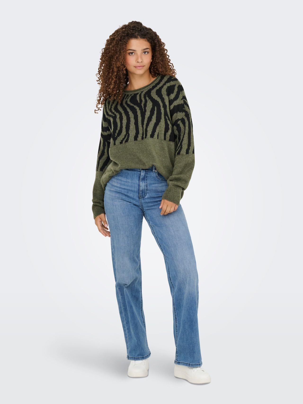 ONLY Femme Onljuicy-wauw Hw Wide DNM Gua113 Noos Jean À Jambes Larges, Denim Bleu Médium, M / 30L EU