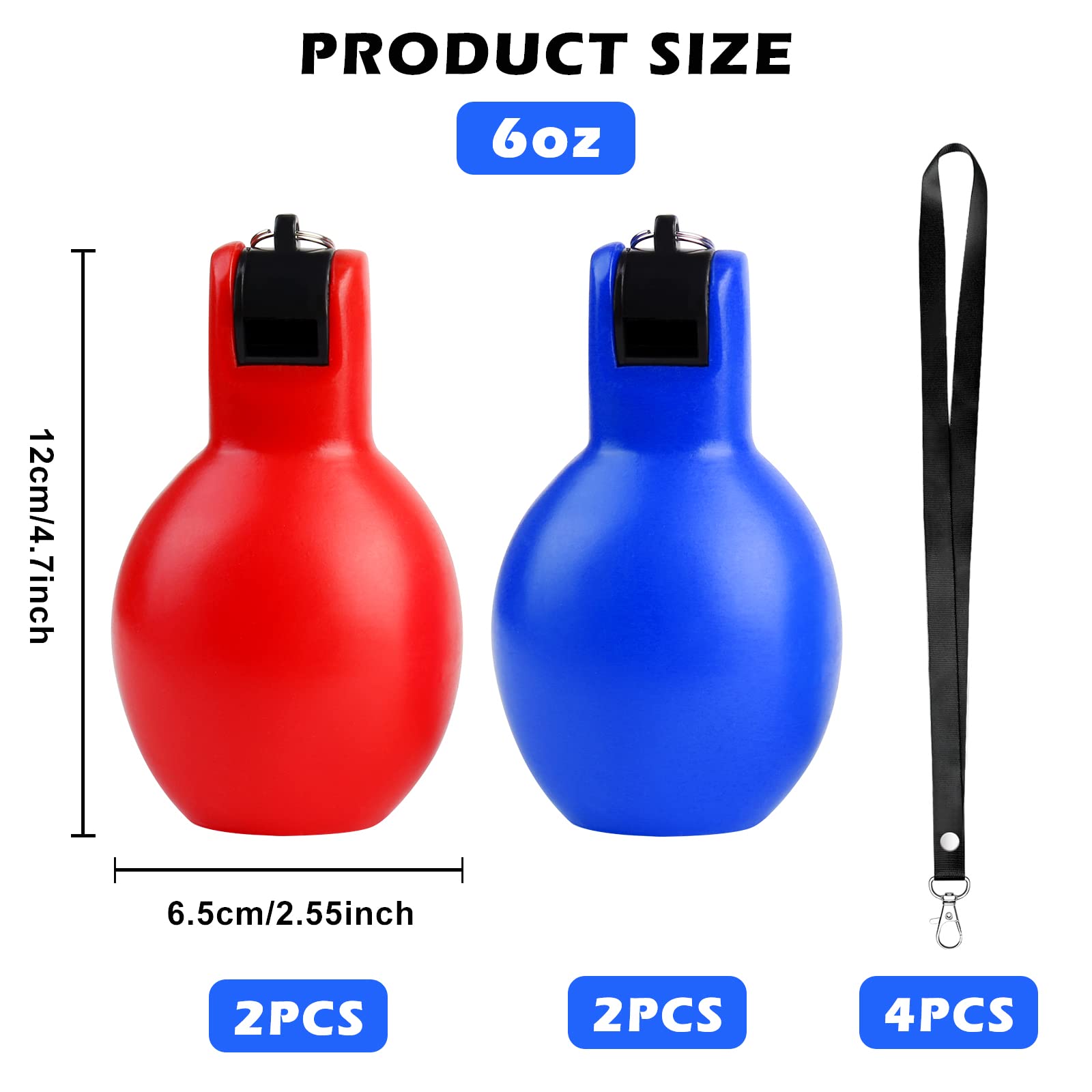 Set Fischietti A Mano Con Lacci - 2 Fischietti Igienici E 2 In Acciaio Per Sport E Addestramento - Foto 7