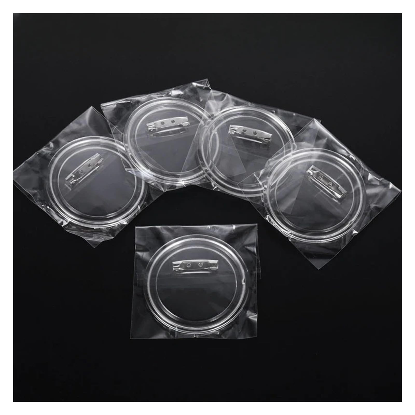 5/10/20 szt. pustych części do przypinek akrylowych do maszyny do produkcji guzików DIY Produkcja DIY(20pcs,75MM)