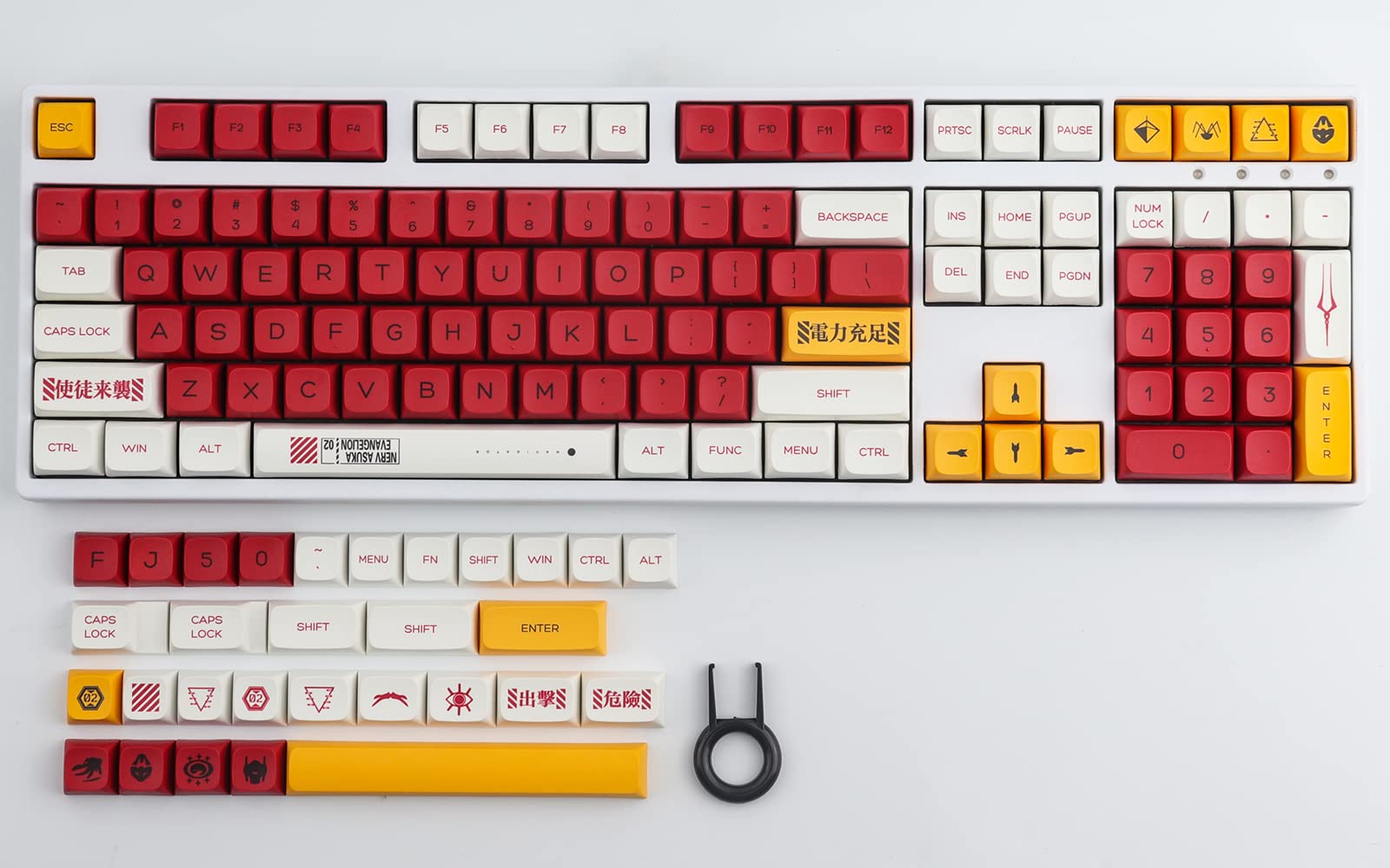 PBT Custom Keycaps - 137 Keys, Dye-Sublimation, XDA Profile for ANSI(US) Layout, Compatible with Gateron, Kailh, Cherry MX Switches