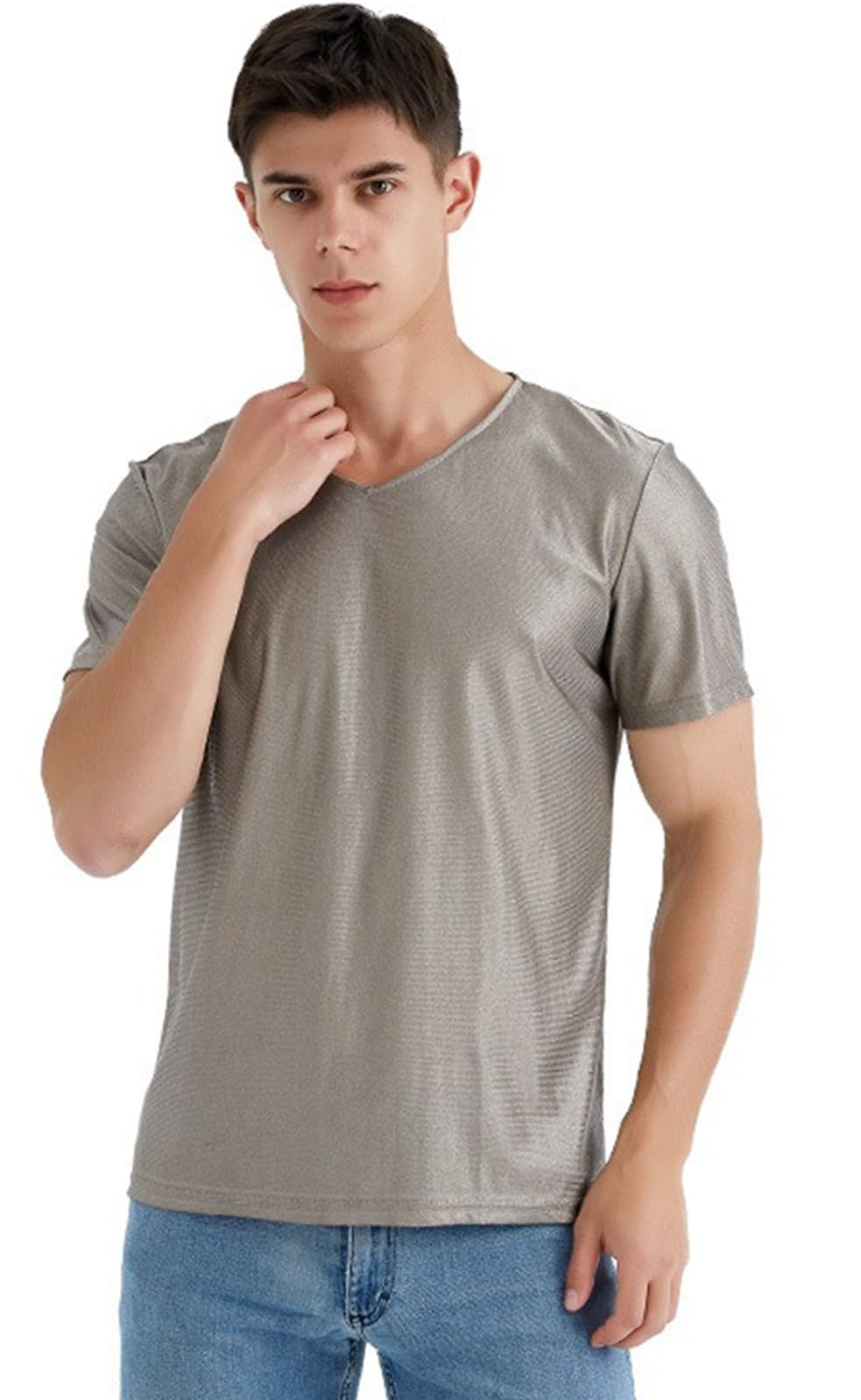 T-Shirt de Protection EMF pour Homme à Porter au Bureau ou en Voyage