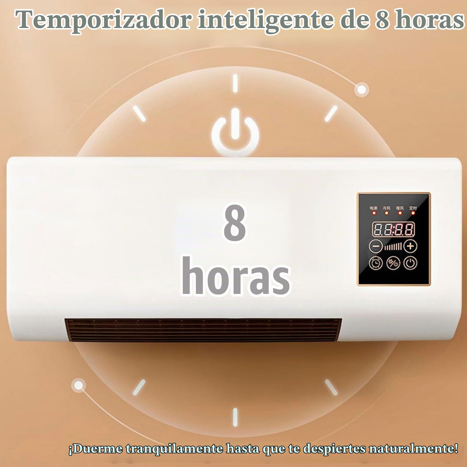 Aire Acondicionado Mini Split sin conductos, 2 en 1 (frío y Calor), montado en la Pared, súper silencioso, con Control Remoto: fácil instalación para el hogar y la Oficina.