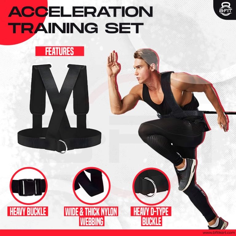 B Fit Vertical Jump Trainer/Running Training Kit/Acceleration Agility Kit (Acceleration Agility Set) 2