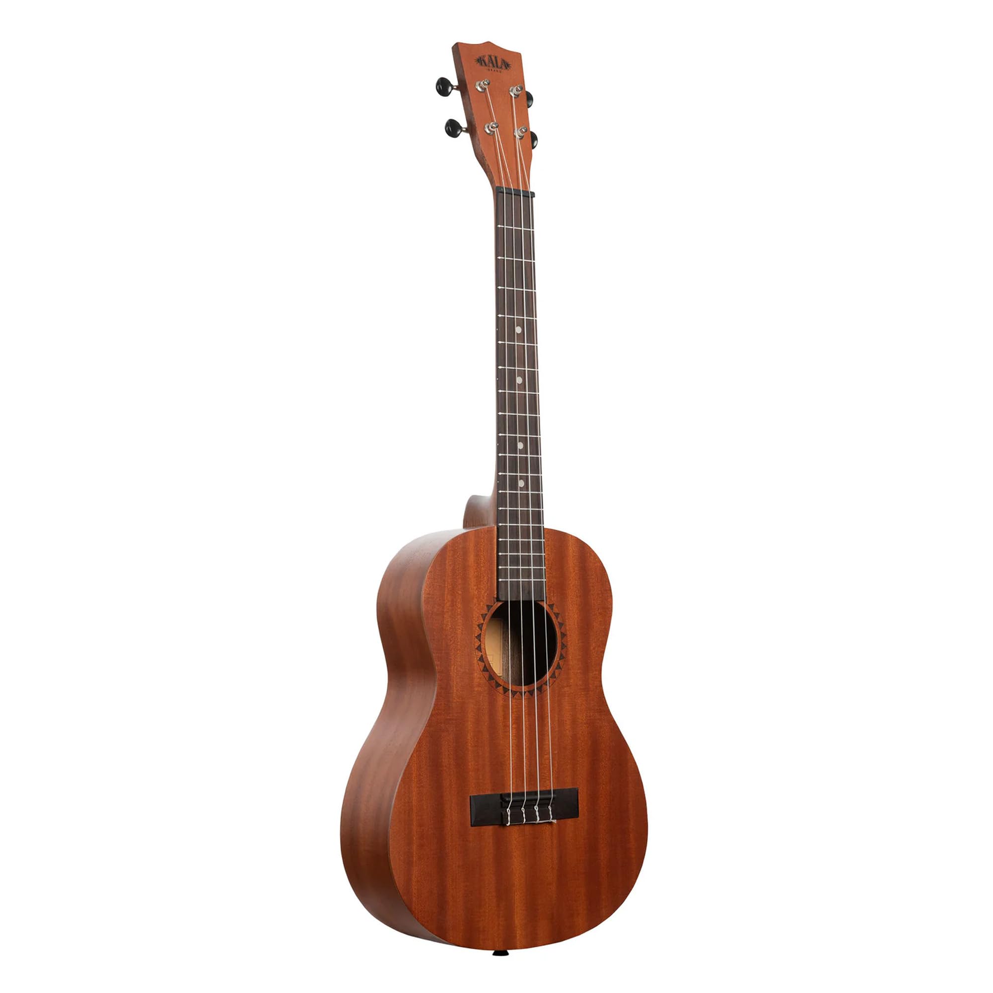 Kala - Kit ufficiale per imparare a suonare ukulele baritono, mogano satinato, include lezioni online, app di sintonizzazione e opuscolo