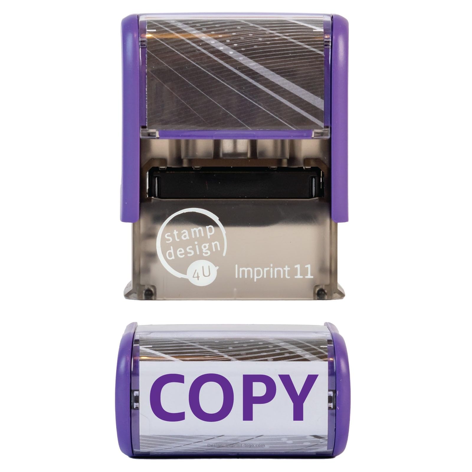 Copy Self Inking Rubber Stamp for Stamping Your Copy Documents - Violet Copy Stamp