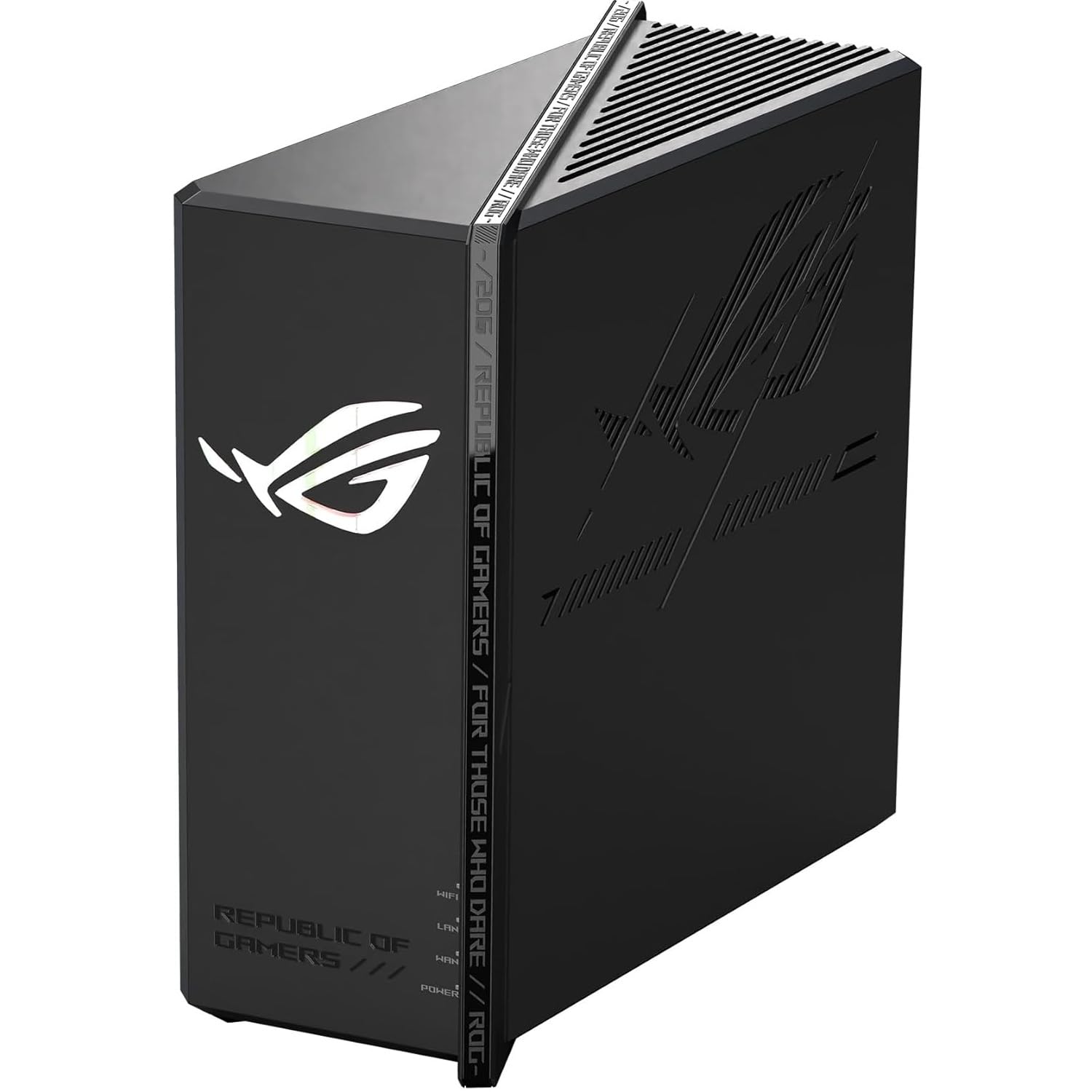 Asus Rog Strix GS-BE18000, Router Gaming Tri-Band Wifi 7, Per Modem Operatore E Ont, Banda 320 Mhz E Velocità Di 18000 Mbps, 4096-QAM, 8 Porte Da 2.5G, Smart Home, Compatibile Con Aimesh, Vpn, Nero-image