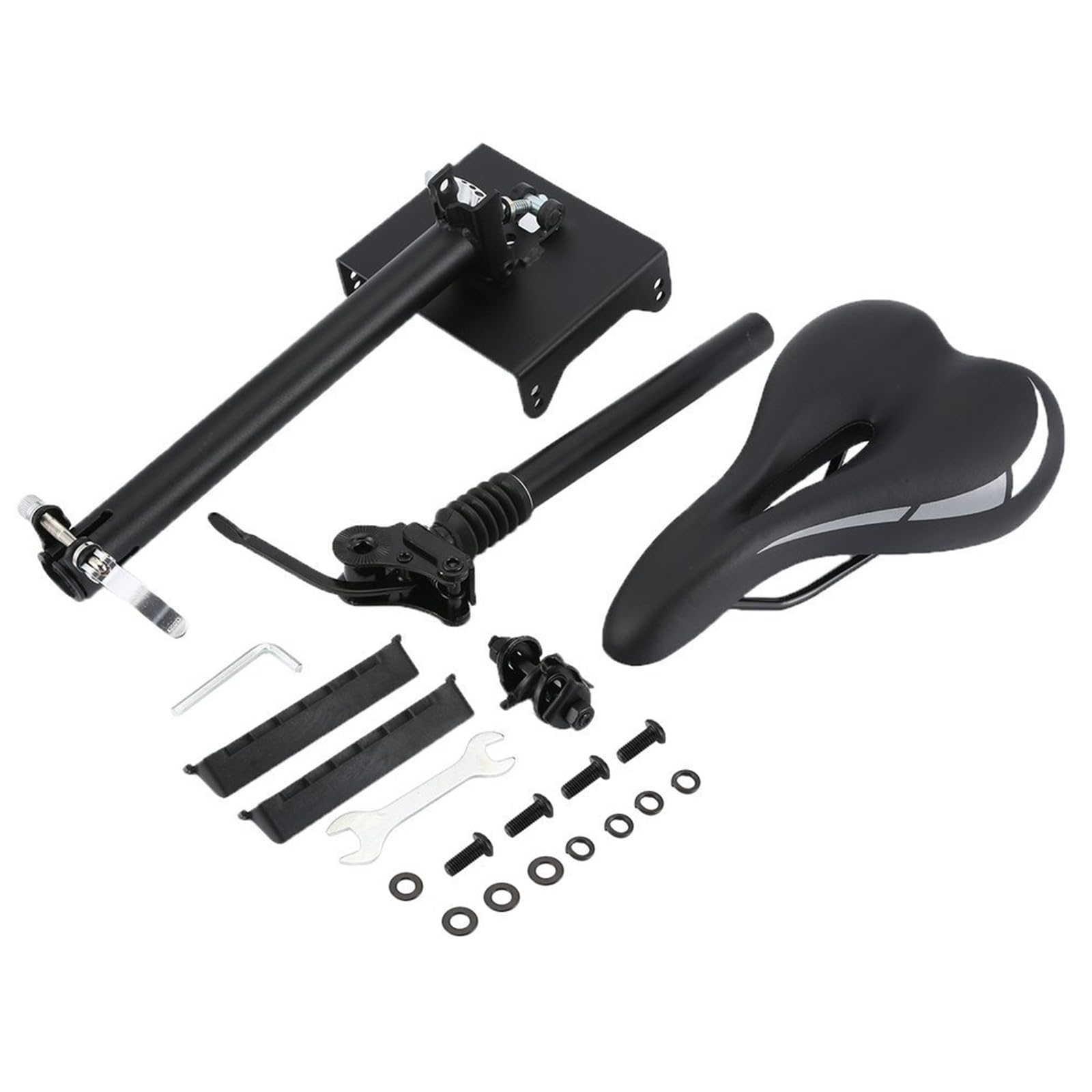 2024 Nuevo Asiento de Scooter eléctrico Plegable Compatible con Ninebot C10/C15/C20 2022-2024, Accesorios de Scooter de Asiento de Choque sin amortiguadores gratuitos para niños y Adultos