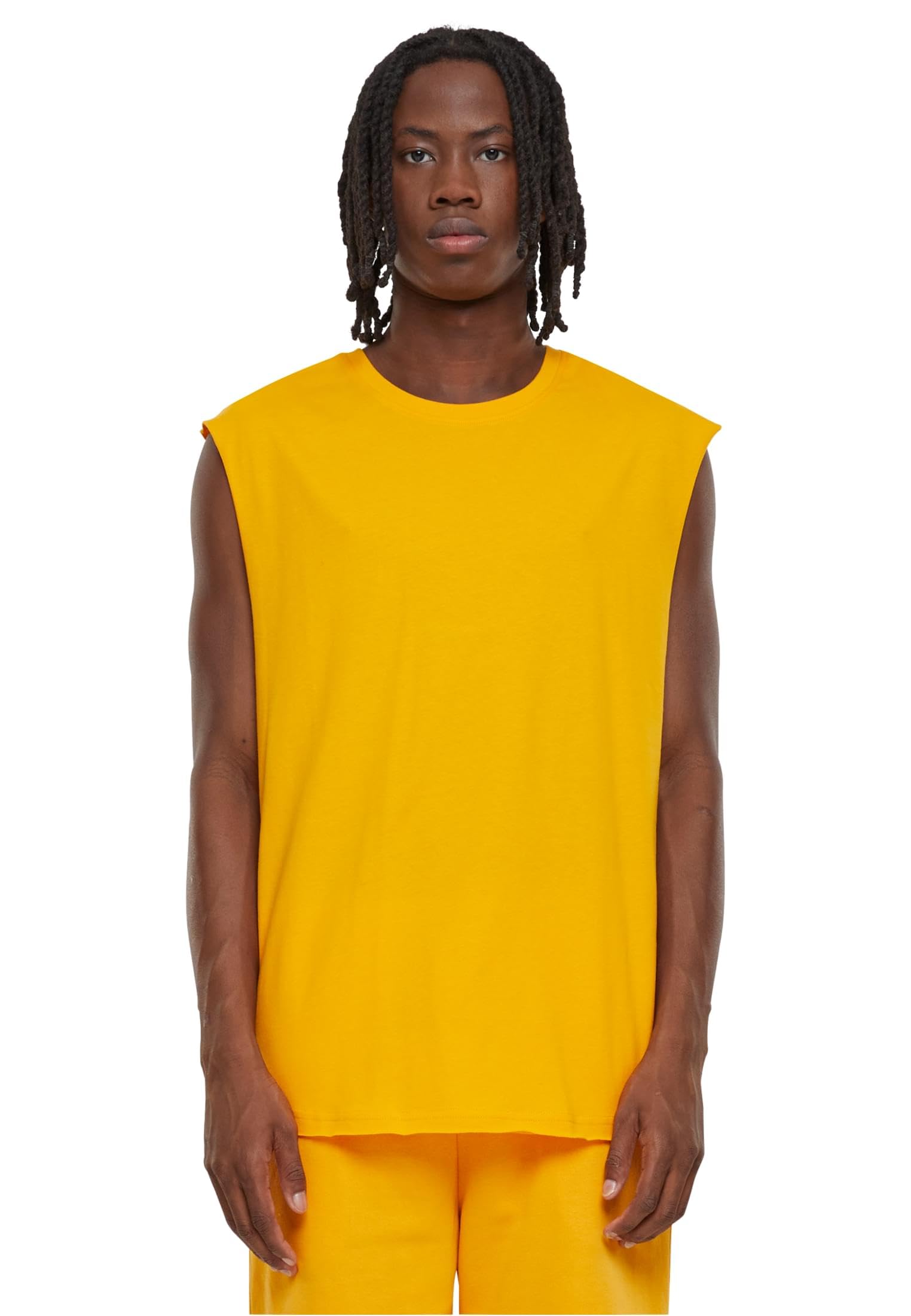 Urban Classics Men's Open Edge Sleeveless Tee, Magicmango, S