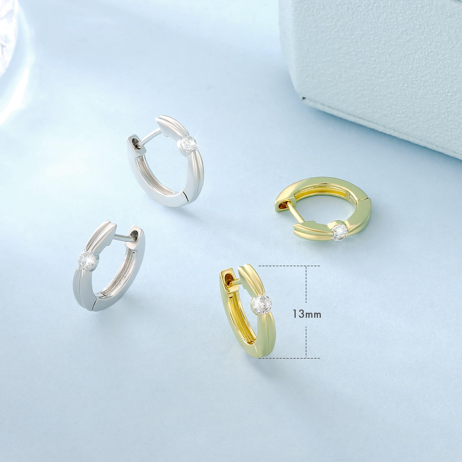 Amazon.co.jp: フープピアス リボン 一粒ジルコニア レディースピアス 