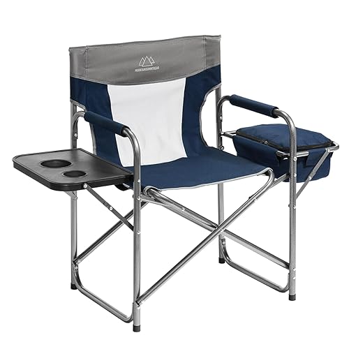 MOUNTAIN SUMMIT GEAR Foldable Cooler Chair with Attached Side Table