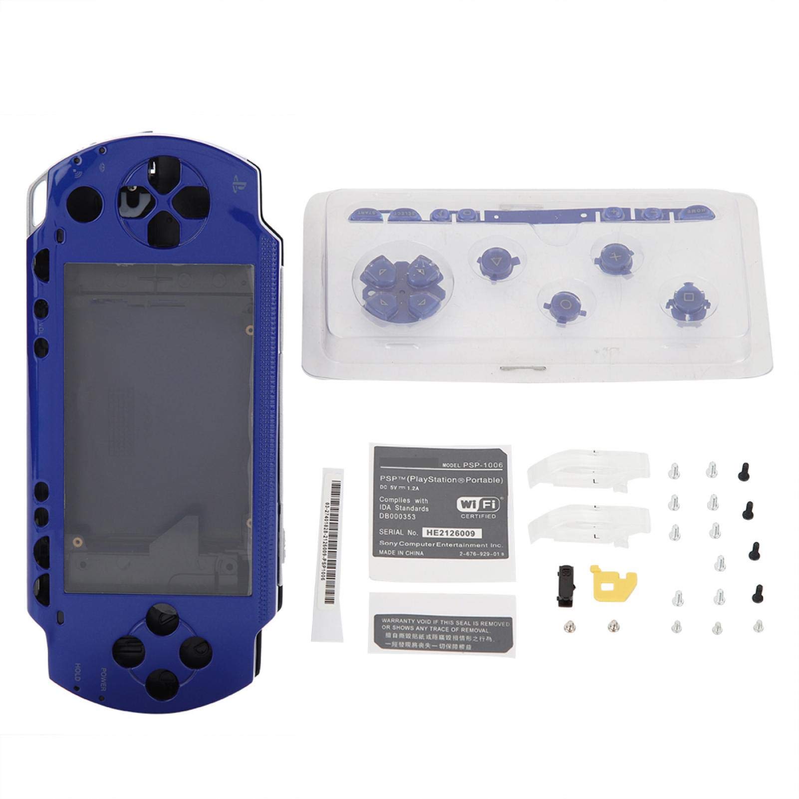 PSP1000,Case Cover Replacement Anti-Drop Full Shell Housing Set