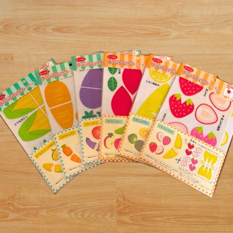 Amazon.co.jp: プリントフェルト セリア 野菜 果物 知育玩具