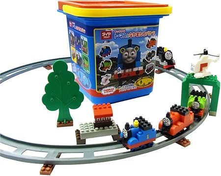 Amazon ダイヤブロック ちっちゃなトーマスとなかまたちバケツ Tf 14 ブロック おもちゃ