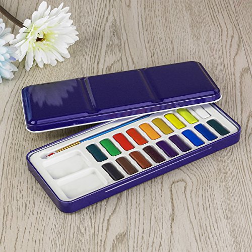ULTNICE Set di Acquarelli Impostare la scatola