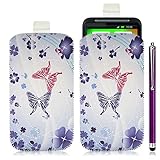 Housse coque étui pochette pour HTC Desire HD avec motif HF06 + Stylet luxe