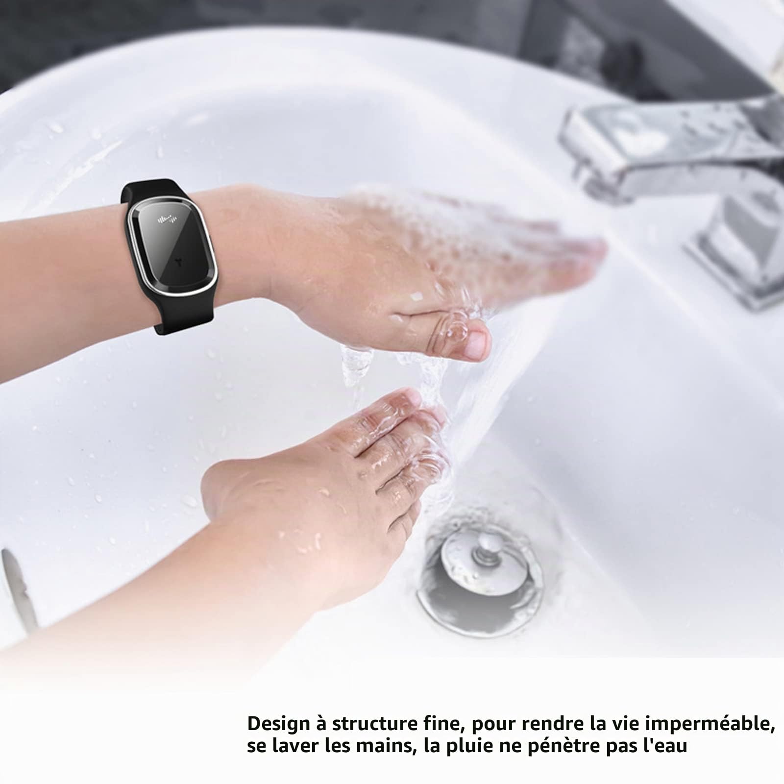 Mosquito Pro,Anti Moustique,Bracelet Anti Moustique,Bracelet Répulsif Anti-moustiques Ultrasonique,Montre Bracelet Electronique Anti Moustique,Pour Intérieur Et Extérieur,Rose