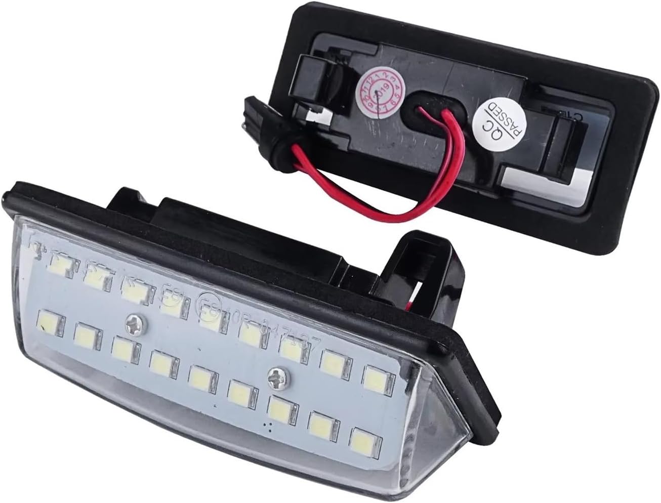 For Nissan For Leaf For Sentra For Rogue For Select For Infiniti For QX80 For QX60 One Pair License Number Plate Lights Lamp License Plate Light