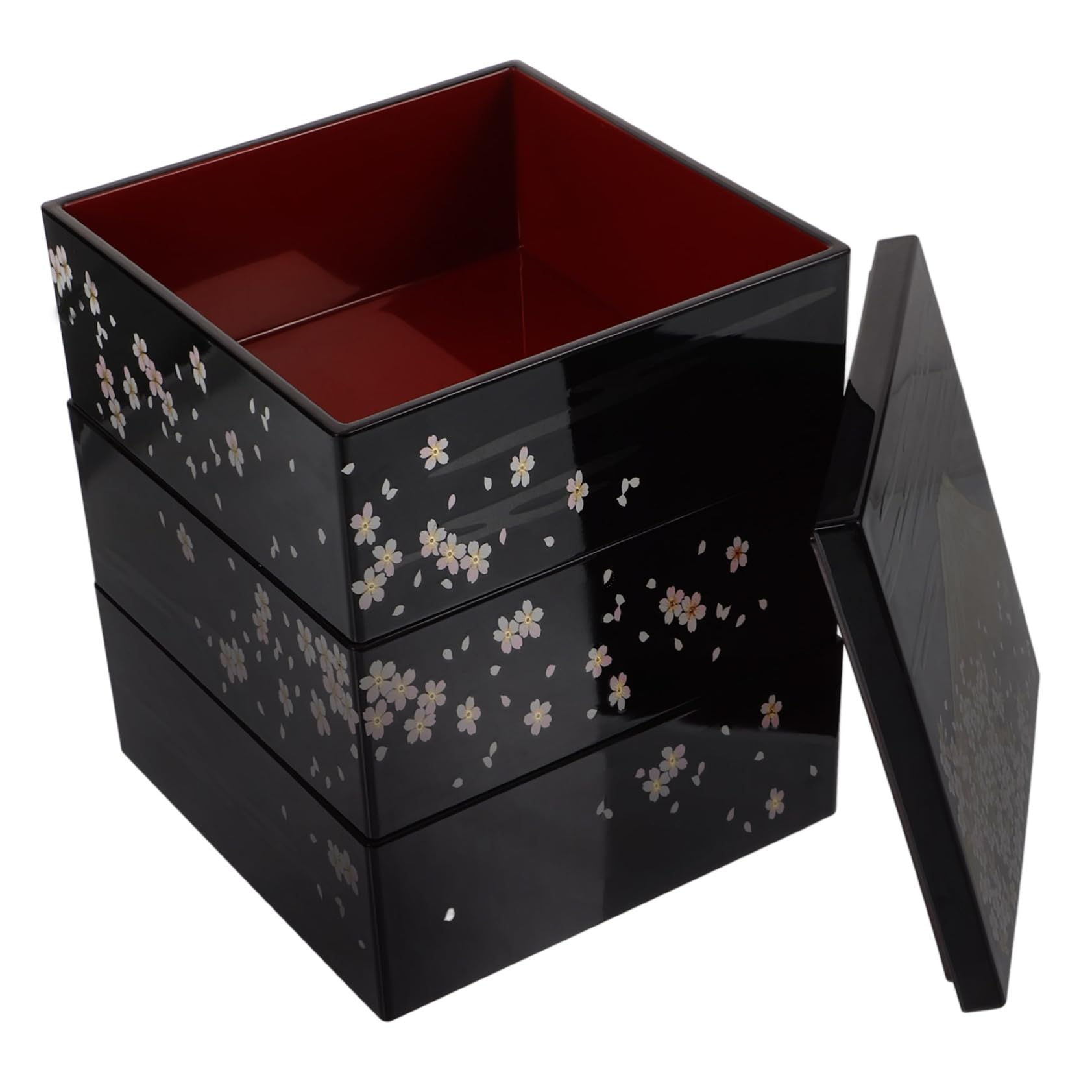 GLEAVI Boîte Bento à Couches Style Japonais Boîte à Lunch Pour Adultes Et Adolescents Portable