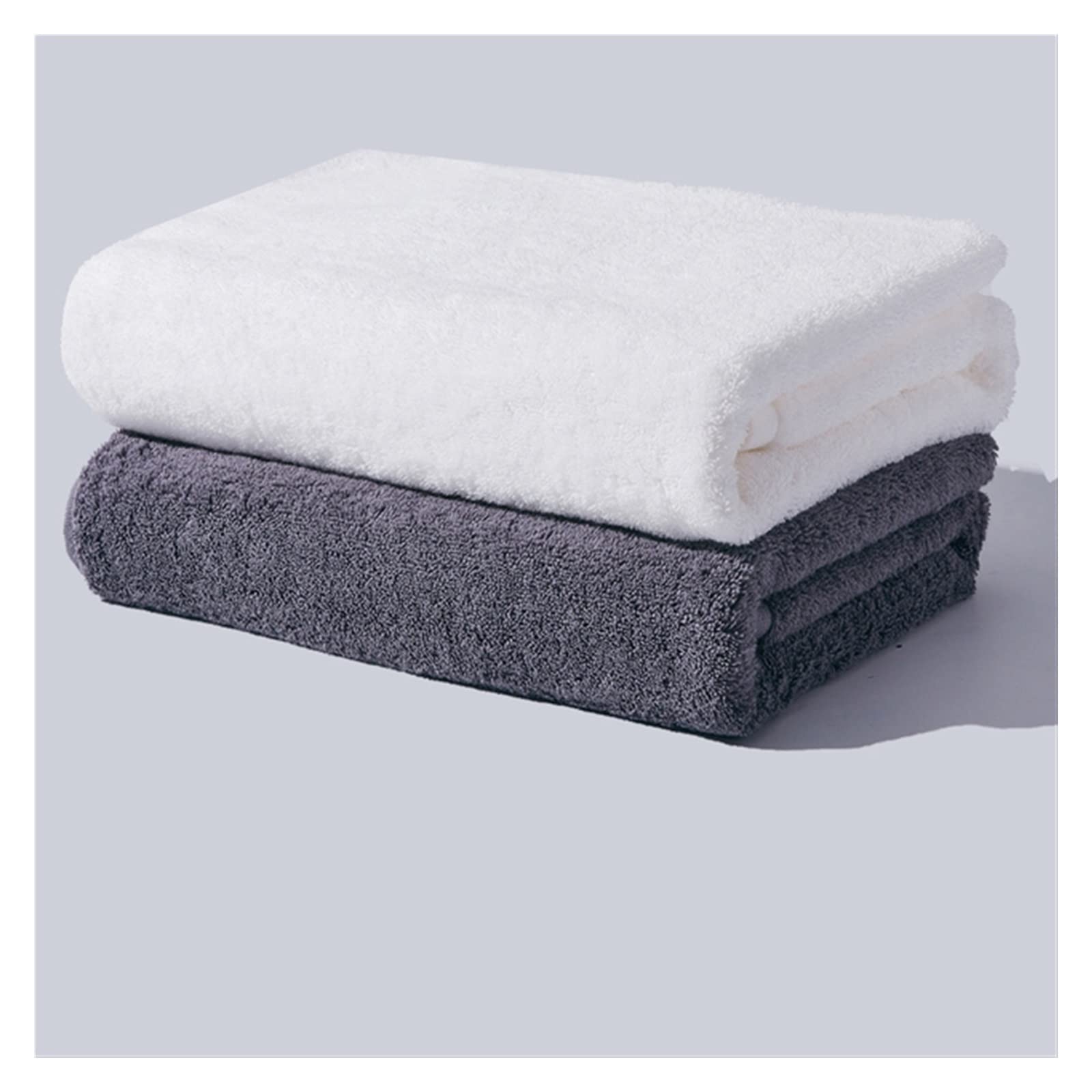 Bath Towel Cotton Bath Towel Set 70x140cm Two Piece Set Soft Super Absorbent Color D Size 1