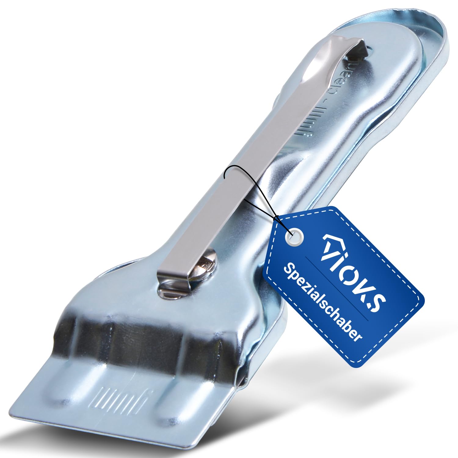 VIOKS Rascador de metal para placa de vitrocerámica Bosch 00087670, raspador de vitrocerámica, para cocina y viñetas, incluye hoja