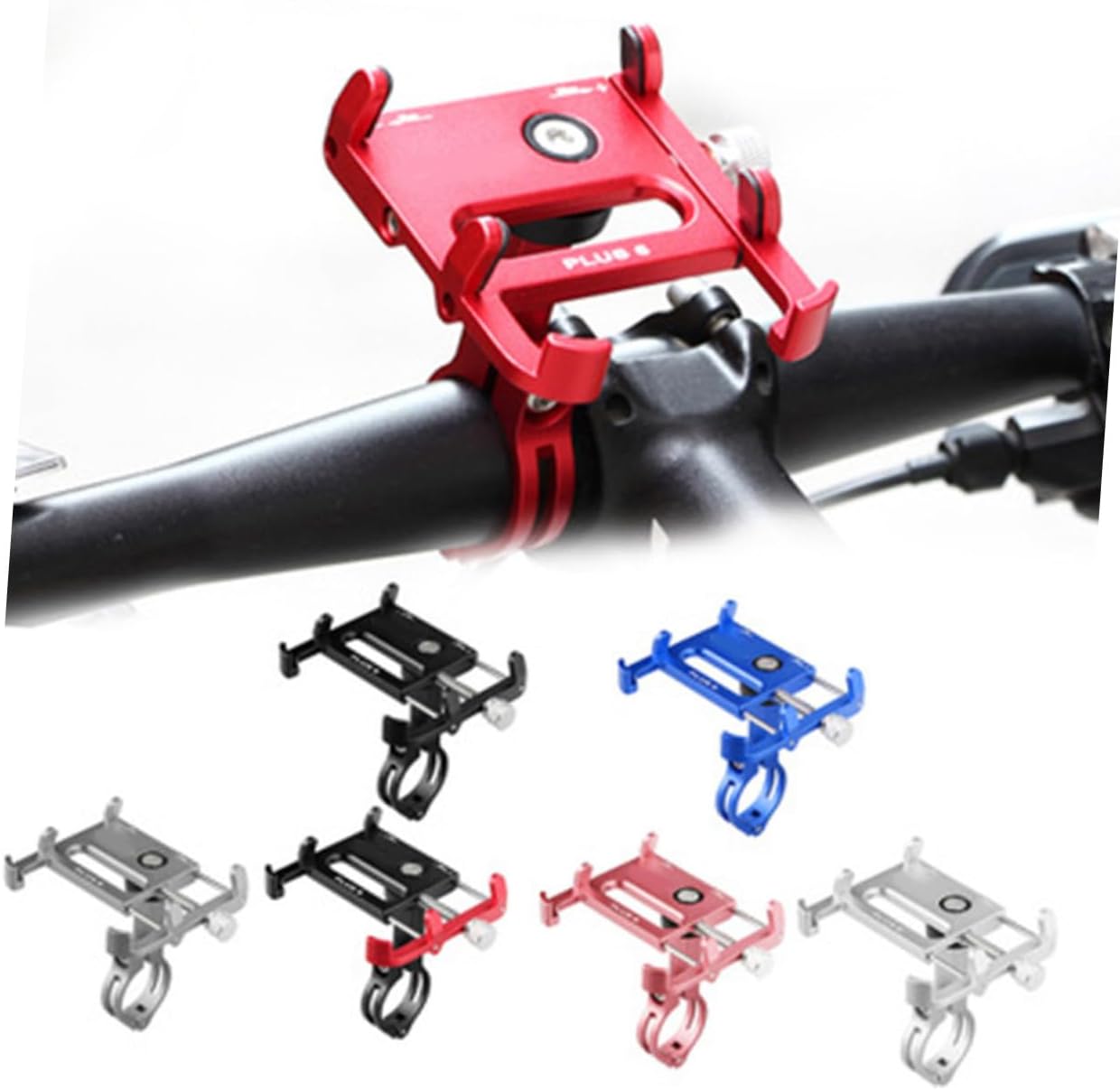 Mount Bracket Adjustable Phone Holder for Bike Cellphone Stand Supports Devices Rotation Lightweight Design