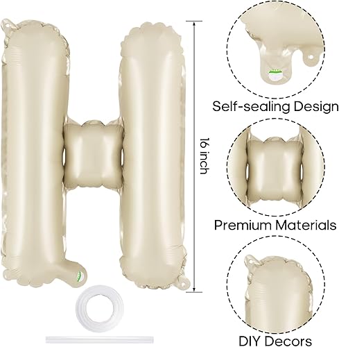 Miniatura 2 de Cartel de globos de feliz cumpleaños de 16 pulgadas, globos de aluminio personalizados con nombre y letras con nombre, decoración de fiesta de