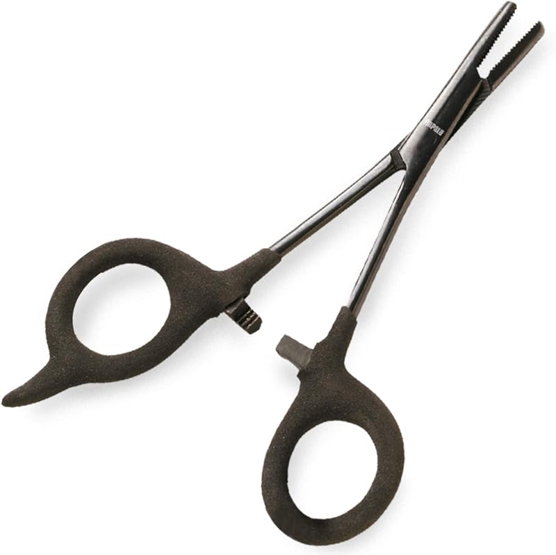 Rapala Fishing Forceps, 5 1/2-Inch | Compact size makes it easy to store in tackle boxes and fishing gear bags.