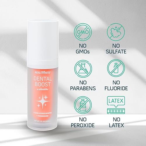 Miniatura 4 de Primal Life Organic Real White Dental Boost Blanqueador de dientes natural y orgánico Sin peróxido Pasta de nano-hidroxiapatita