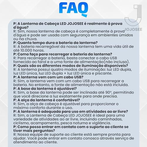 Lanterna De Cabeça Led Luz Tripla Potente Iluminação Dupla Recarregável e À Prova D'Água Para Uso e