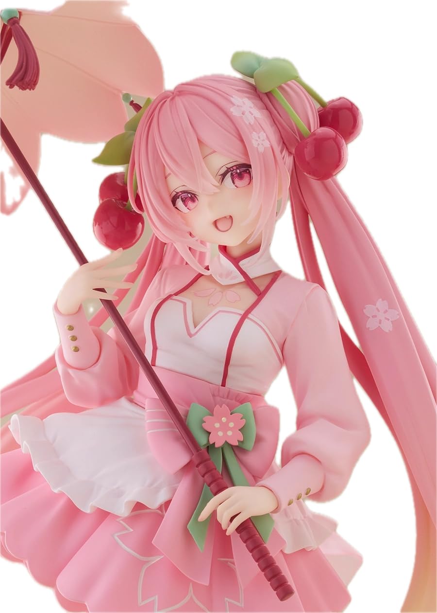Amazon.com: Thunder Tech Sakura Miku AMP＋ Figure ~ Sakura Dress