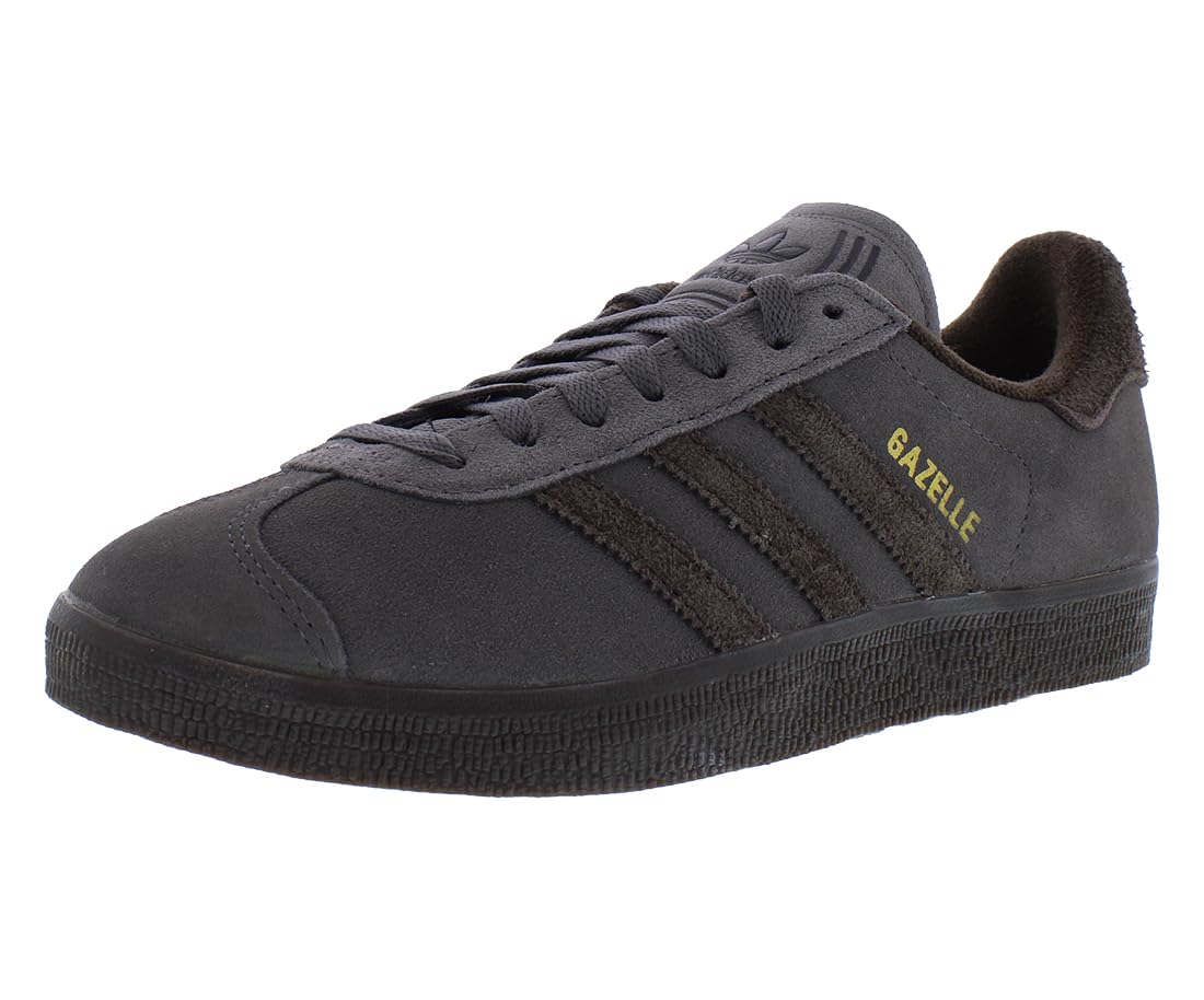 adidas Gazelle Mens Shoes Size 6, Color: Charcoal/Brown