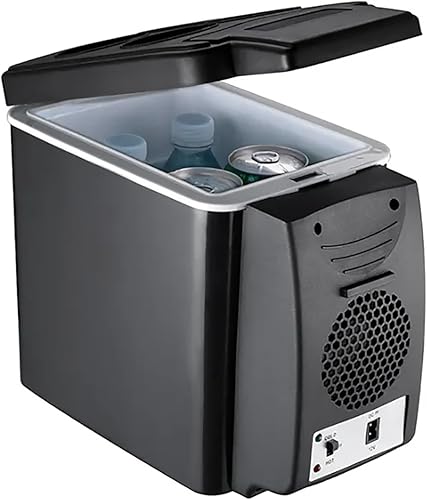 Mini congelador para automóvil, refrigerador portátil para automóvil, capacidad de 6 litros, se enfría a aproximadamente 59.0-68.0 F y tiene