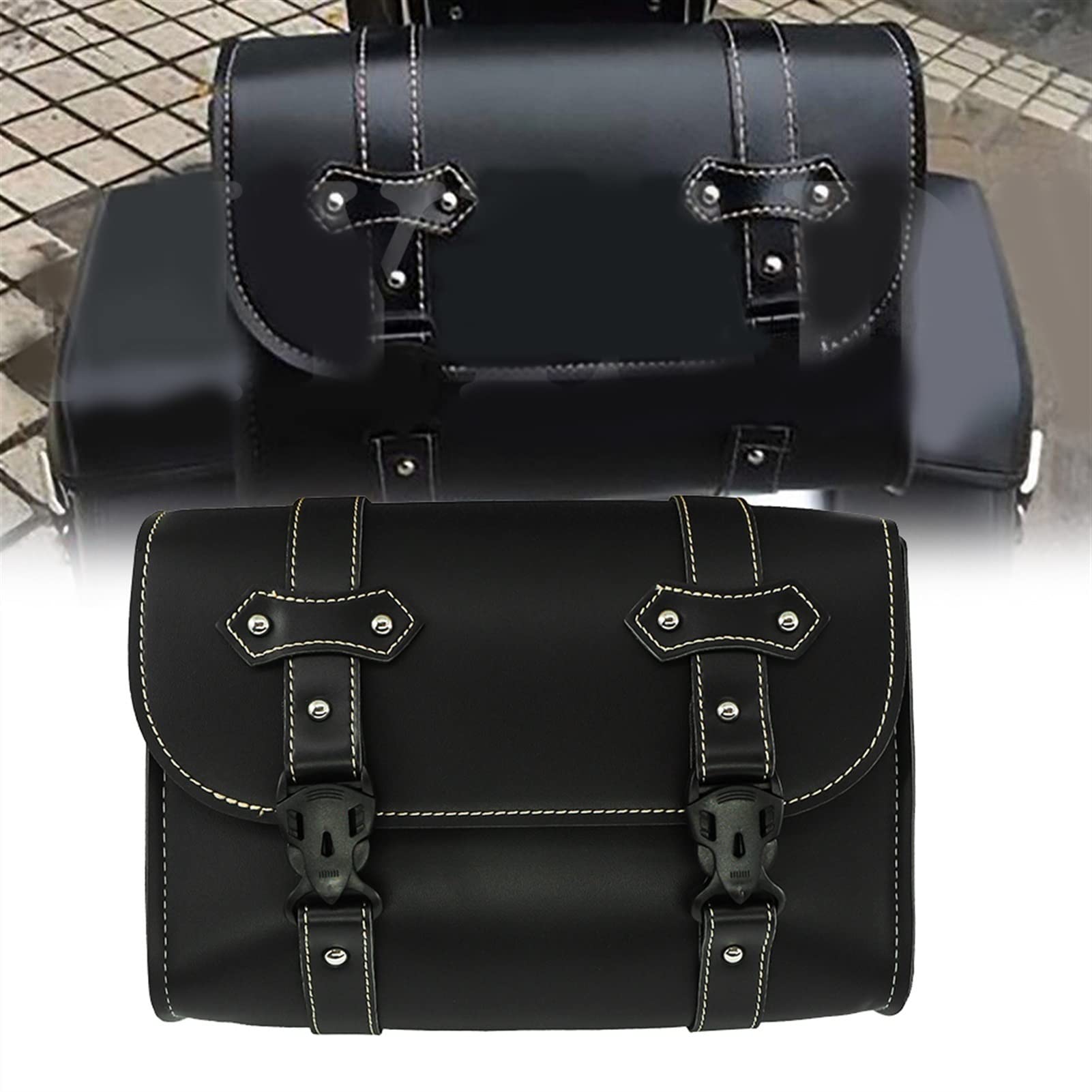 Pochette à outils de selle PU pour éviter l'encombrement - 8