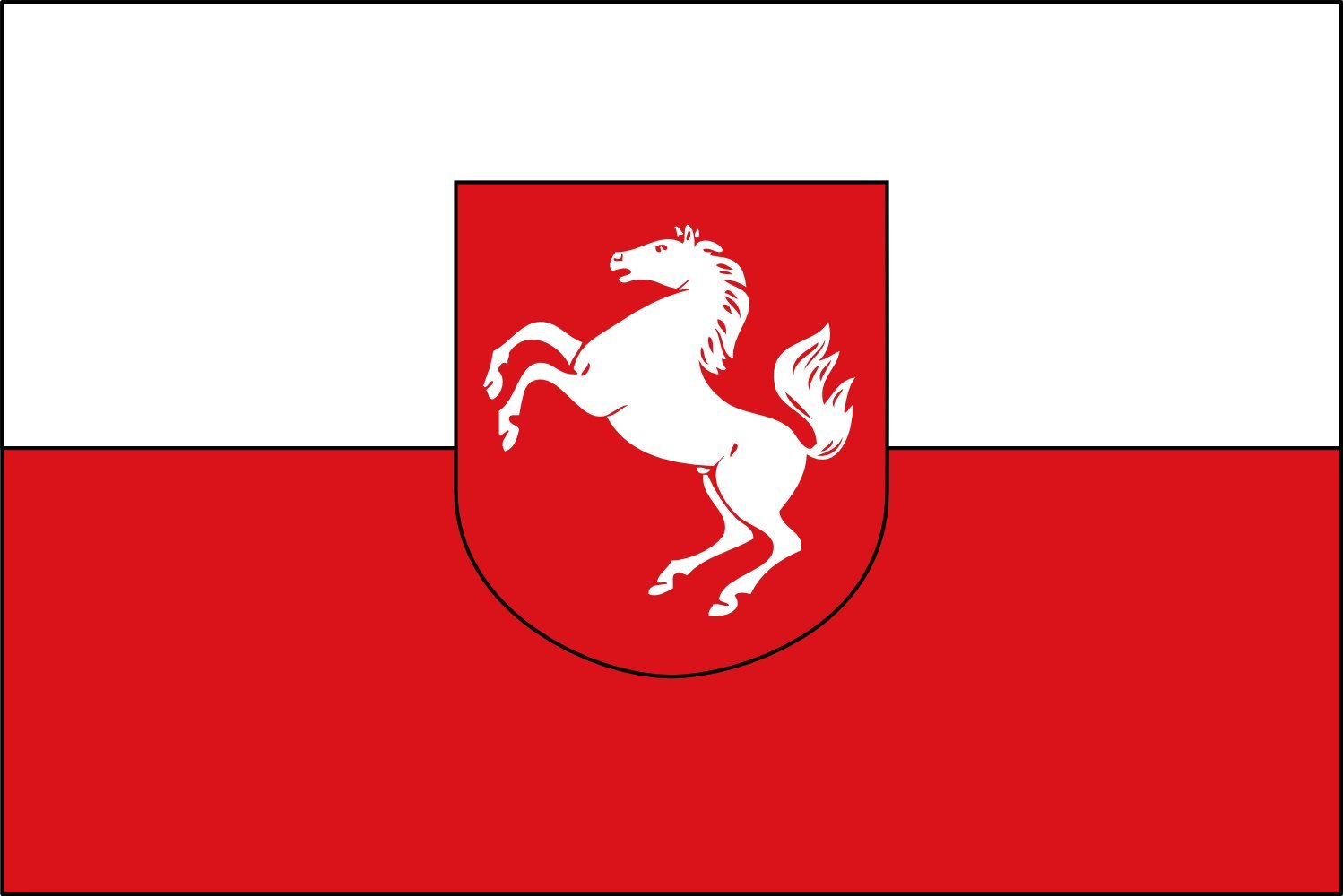Drapeau Large Landschaftsverbandes Westfalen-Lippe pour décoration murale et événements