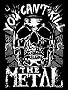 Grindstore You Can't Kill The Metal T-Shirt Black #1