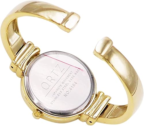 Miniatura 2 de Rosemarie Collections Reloj de pulsera de metal con madreperla para mujer (dorado)